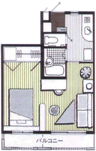 住居専有積 44.55㎡